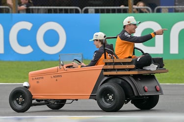 Oscar Piastri y Lando Norris.