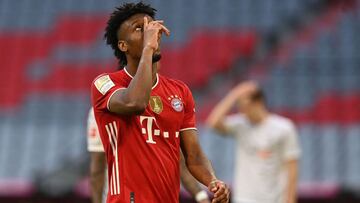 Kingsley Coman, con el Bayern.