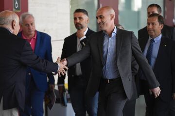 Luis Rubiales, presidente de la AFE, en el sorteo del Calendario de la Liga.