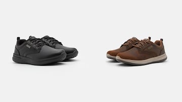 Zapatos con cordones para vestir Skechers Delson Antigo para hombre