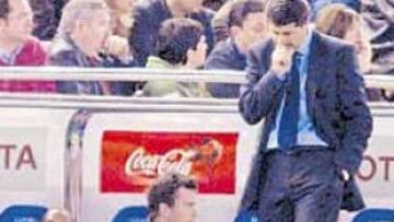 <b>BANQUILLO DE LUJO. </b>López Caro sentó el pasado sábado a Cassano, Ronaldo y Robinho en el banquillo de Mestalla.