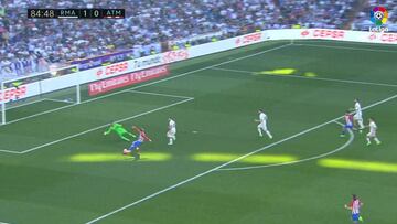 La sociedad Correa-Griezmann silenció el Bernabéu: lujazo de gol