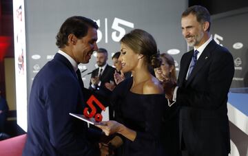 Premio al mejor deportista masculino. Rafa Nadal, campe¨®n de los cuatro Grand Slams y n¨²mero uno.