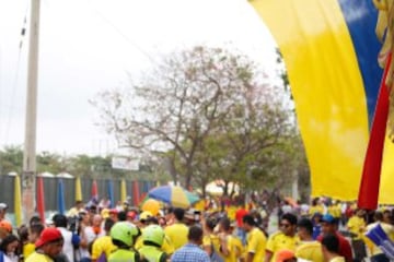 ¡Vamos Colombia! La Selección recibe el apoyo de Barranquilla