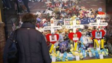 Recuerdo a los tres fallecidos en el atentado de la Marat&oacute;n de Boston de 2013.