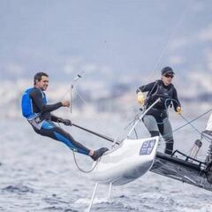 Fernando Echávarri y Tara Pacheco, plata en Nacra 17