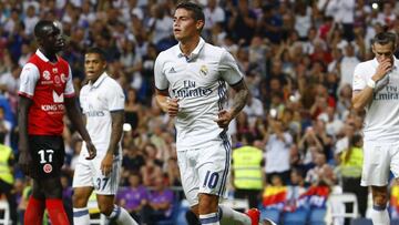 James anotó el cuarto gol del Real Madrid