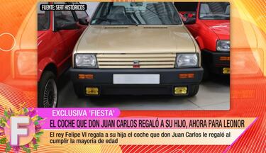 El regalo de Felipe VI a la princesa Leonor tras aprobar el carnet de conducir: un SEAT Ibiza de los 80
