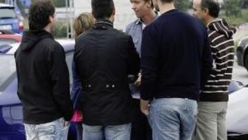 Guti 'reapareció' ayer en Valdebebas