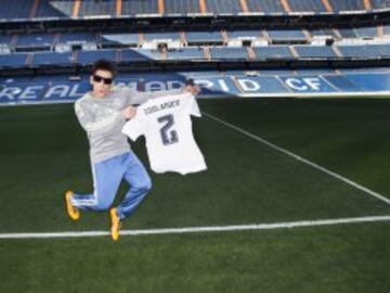 El actor que encarna a Derek Zoolander está promocionando su nueva película, 'Zoolander 2' en España y quiso hacer una parada en el estadio del Real Madrid.
