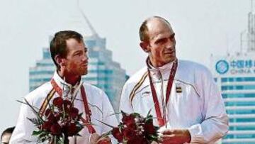 Xabi e Iker con la plata.