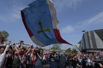 El Sporting de Gijón se juega hoy contra el Betis la permanencia en primera división y la afición sabe que hoy, más que nunca, debe estar a la altura.