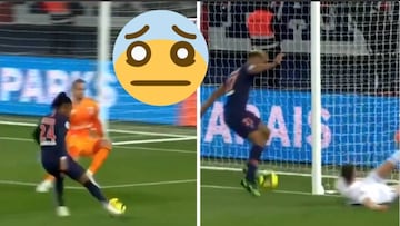 El gol que un delantero del PSG ha evitado sobre la línea