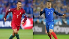 Cristiano vs Griezmann: 1 gol contra 5 en la Eurocopa