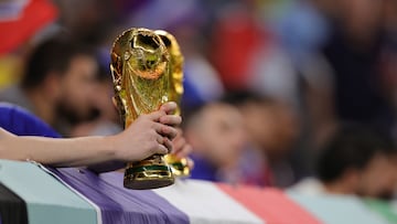 Bandera de Guatemala lució en la grada durante juego de Francia