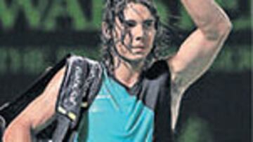 <b>DESPEDIDA. </b>Rafa: adiós a las pistas rápidas.