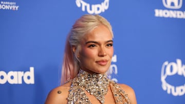 Karol G attends the Billboard Women in Music Awards in Inglewood, California, U.S., March 6, 2024. REUTERS/Mario Anzuoni