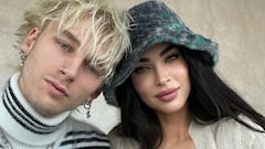 Megan Fox and Machine Gun Kelly pose separately for Sports Illustrated event