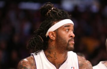 El pelo del ala-pívot de los Lakers Jordan Hill no deja indiferente a nadie.