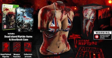 La Edición Coleccionista de Dead Island Riptide contiene la figura de un torso de mujer mutilado