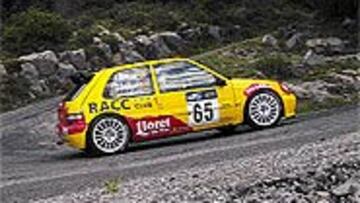 <b>TERCERO</b>. Dani Solá acabó ayer tercero en el rally de Sanremo.