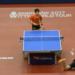 El 'espíritu' de Nadal en el mejor golpe del año del tenis de mesa