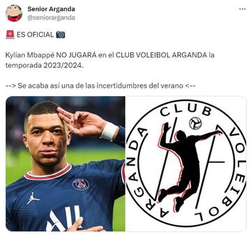 El cachondeo en Twitter con “Kylian Mbappé NO JUGARÁ”