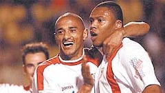 <b>LETALES. </b>Darío Silva y Julio Baptista necesitarón sólo 33 minutos para golear al Cádiz.