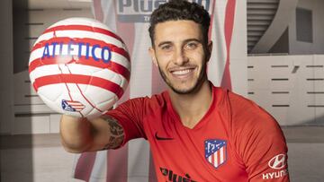 Mario Hermoso, central del Atlético de Madrid, en una entrevista con AS.