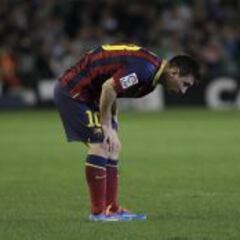 Messi llevaba dos años sin lesionarse con el Barcelona