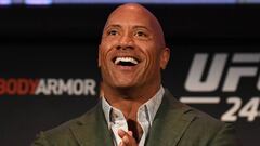 Dwayne &#039;The Rock&#039; Johnson durante la UFC 244 en el teatro Hulu en Madison Square Garden, NY. Noviembre 1, 2019.