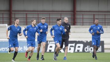 Osasuna ya prepara el partido ante el Valencia