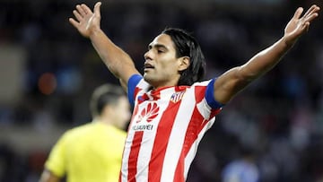 Números de Falcao en sus dos años en el Atlético de Madrid