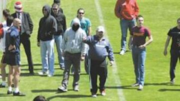 <b>DETONANTE. </b>La invasión de los ultras en el entrenamiento ha desencadenado la destitución de Camarero.