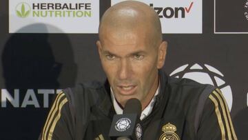 Zidane: "Hoy Bale sí quería jugar, el otro día no"