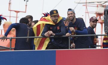 Piqué y Busquets.