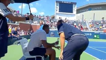 Así fue el momento del que todos hablan: Kyrgios y el juez de silla