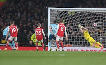 Arsenal clawed back from being 1-3 down against bottom of the table Southampton to rescue a point at the Emirates Stadium.