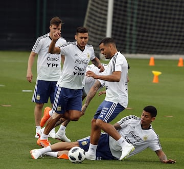 Barcelona 03 Junio 2018, EspaÃ±a
Previa al Mundial 2018
Entrenamiento de la seleccion Argentina Ciudad Deportiva Joan Gamper, Barcelona.

Foto Ortiz Gustavo
