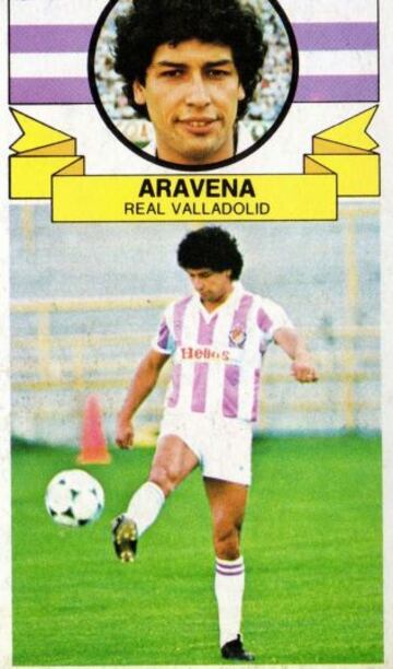 Jorge Aravena marcó 10 goles en el Valladolir en la temporada 1985-1986.