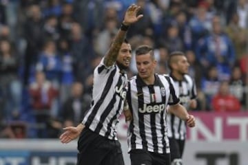 Arturo Vidal anotó el 1-0 sobre la Sampdoria 