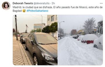 Los mejores memes y tuits sobre el polvo sahariano en España