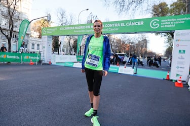 Mar Flores, modelo, empresaria y actriz española, durante la XII Carrera Madrid en marcha Contra el Cáncer a 30 de Marzo de 2025 en Madrid (España).
