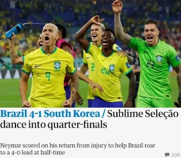 “Un fútbol tan asquerosamente bueno que necesitas ducharte después de verlo”