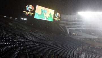 Una fuerte tormenta eléctrica interrumpió el Colombia-Chile