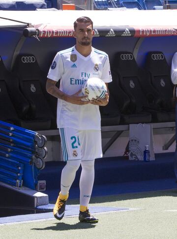 Las mejores imágenes de la presentación de Dani Ceballos