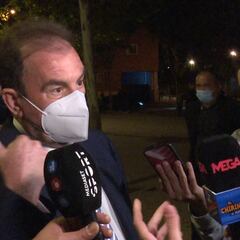 El enfado de Ángel Torres con la prensa por Míchel entre insultos de la afición a los periodistas