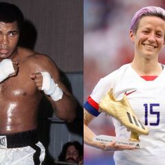 Megan Rapinoe is compared with Muhammad Ali