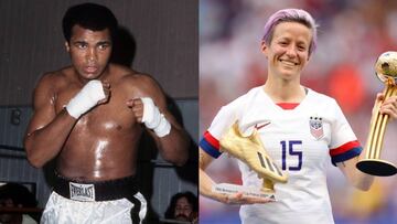 Megan Rapinoe is compared with Muhammad Ali