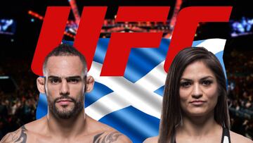 Santiago Ponzinibbio y Cynthia Calvillo luchar&aacute;n en el evento de la UFC en Escocia.